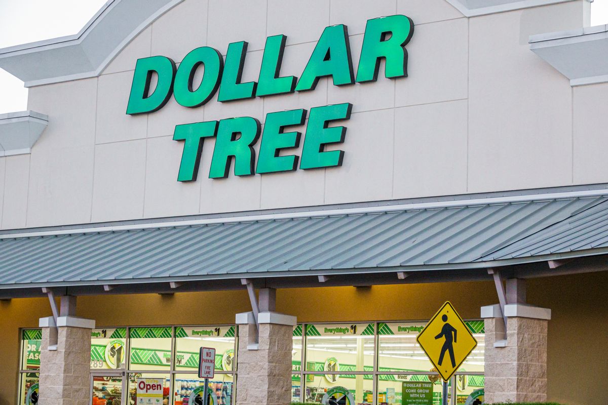 Dollar Tree discount variety store in Spring Hill, Florida. (Jeffrey Greenberg/Education Images/Universal Images Group via Getty Images)