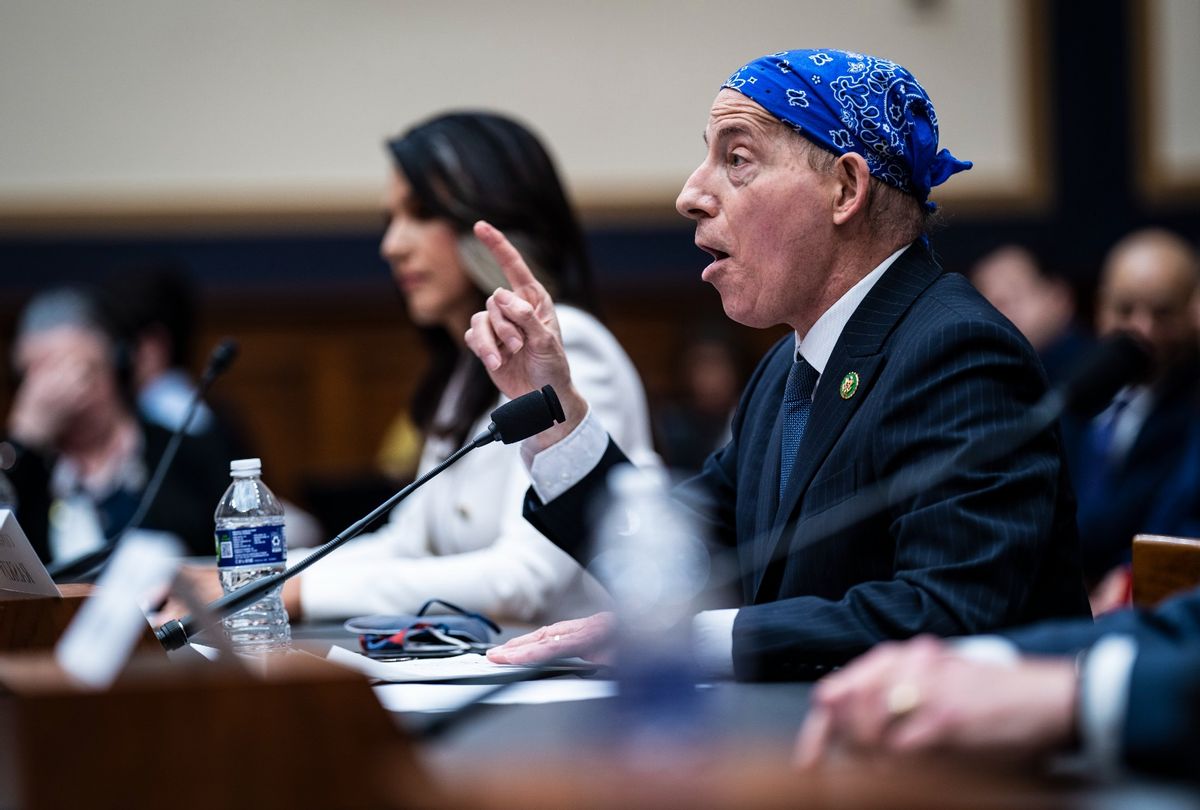 Rep. Jamie Raskin, D-Md., speaks during a House Judiciary Committee - Select Subcommittee on the Weaponization of the Federal Government on Capitol Hill on Thursday, Feb. 09, 2023, in Washington DC.  (Jabin Botsford/The Washington Post via Getty Images)