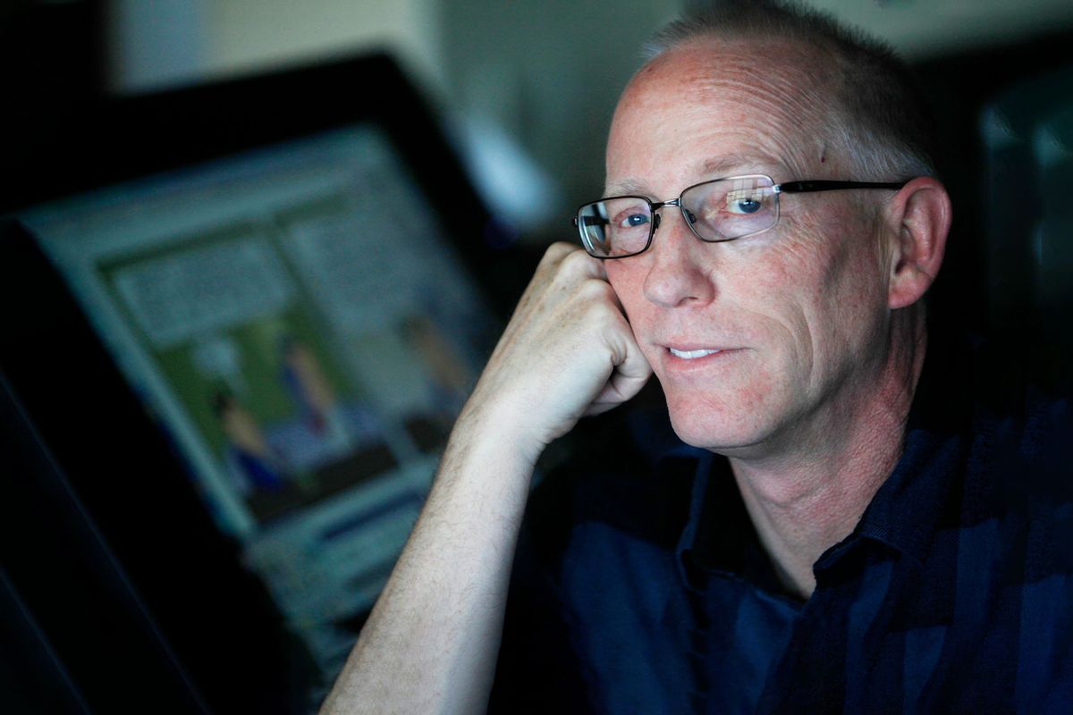 Scott Adams, cartoonist and author and creator of "Dilbert", poses for a portrait in his home office on Monday, January 6, 2014 in Pleasanton, Calif. (Lea Suzuki/The San Francisco Chronicle via Getty Images)