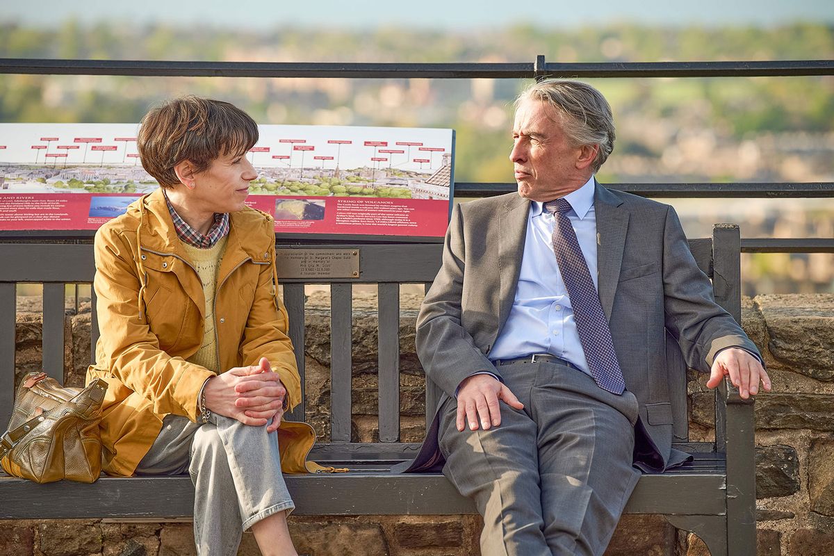 Sally Hawkins as “Philippa Langley” and Steve Coogan as “John Langley” in Stephen Frears’ "The Lost King" (Courtesy of IFC Films)