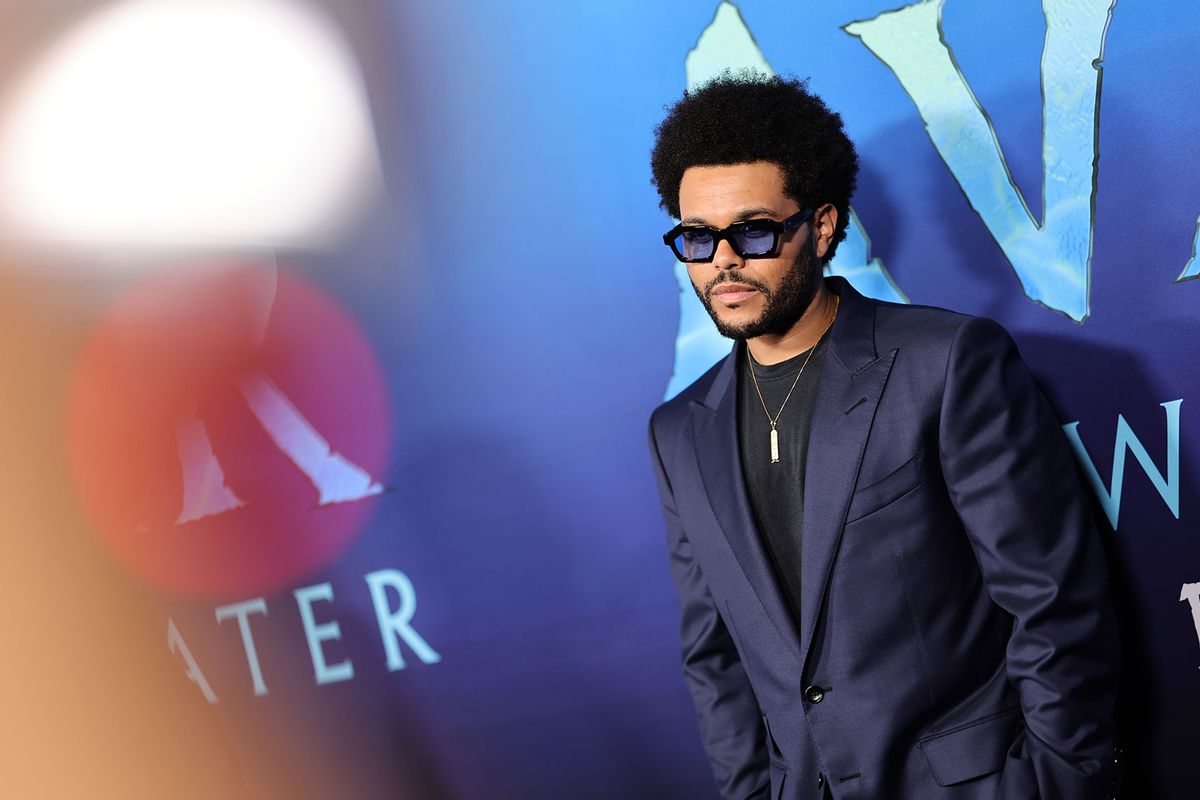 The Weeknd attends 20th Century Studio's "Avatar 2: The Way of Water" U.S. Premiere at Dolby Theatre on December 12, 2022 in Hollywood, California. (Matt Winkelmeyer/GA/The Hollywood Reporter via Getty Images)