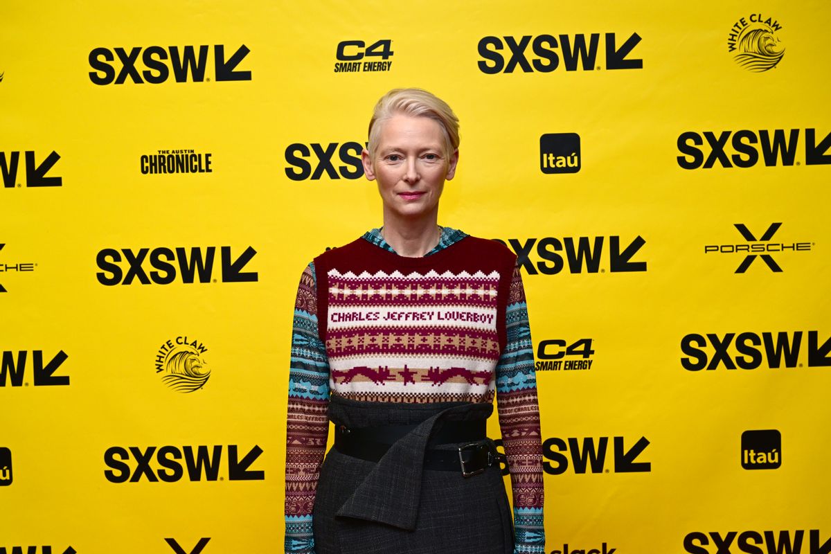 Tilda Swinton attends the 2023 SXSW Conference and Festivals at Austin Convention Center on March 13, 2023 in Austin, Texas (Chris Saucedo/Getty Images for SXSW)