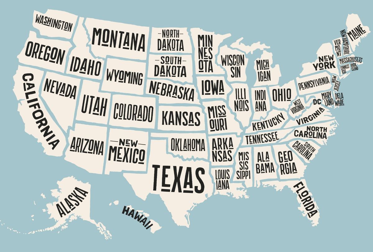 Map of United States. (FoxysGraphic/Getty Images)
