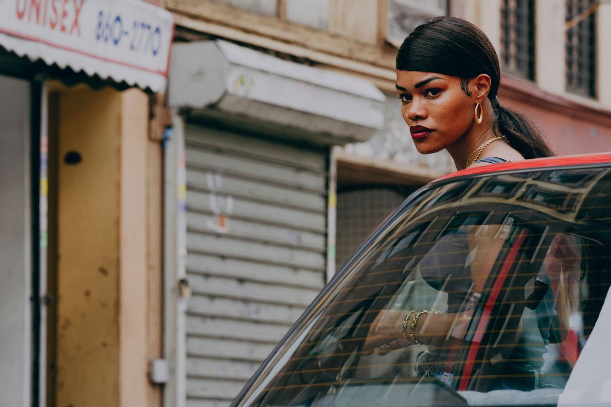 Teyana Taylor stars as "Inez de la Paz" in writer/director A.V. Rockwell's "A Thousand And One" (Courtesy of Aaron Ricketts/Focus Features)