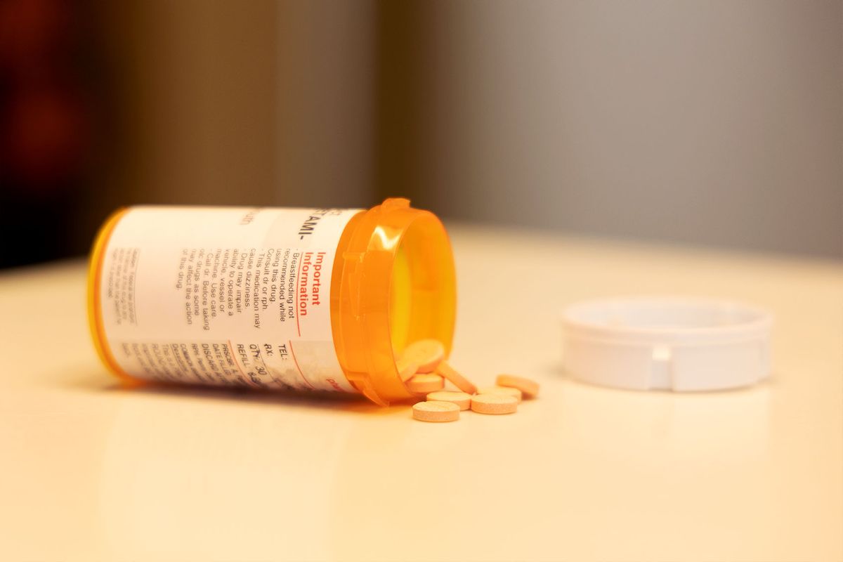 ADHD medication on a counter (Getty Images/David Benedict)