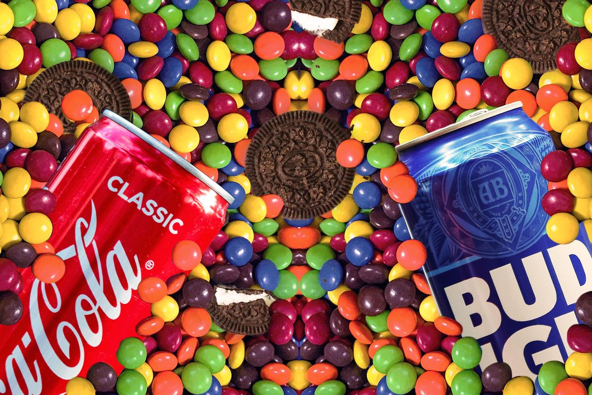 Coca-Cola, M&Ms, Oreos and Bud Light (Photo illustration by Salon/Getty Images)