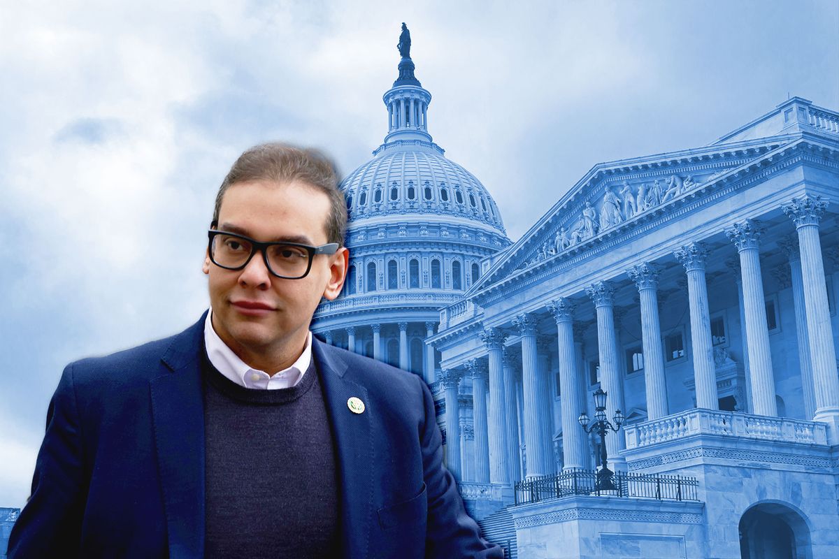 U.S. Rep. George Santos (R-NY) (Photo illustration by Salon/Getty Images)