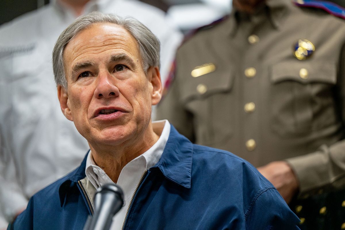 Texas Gov. Greg Abbott speaks during a news conference on January 31, 2023 in Austin, Texas. (Brandon Bell/Getty Images)
