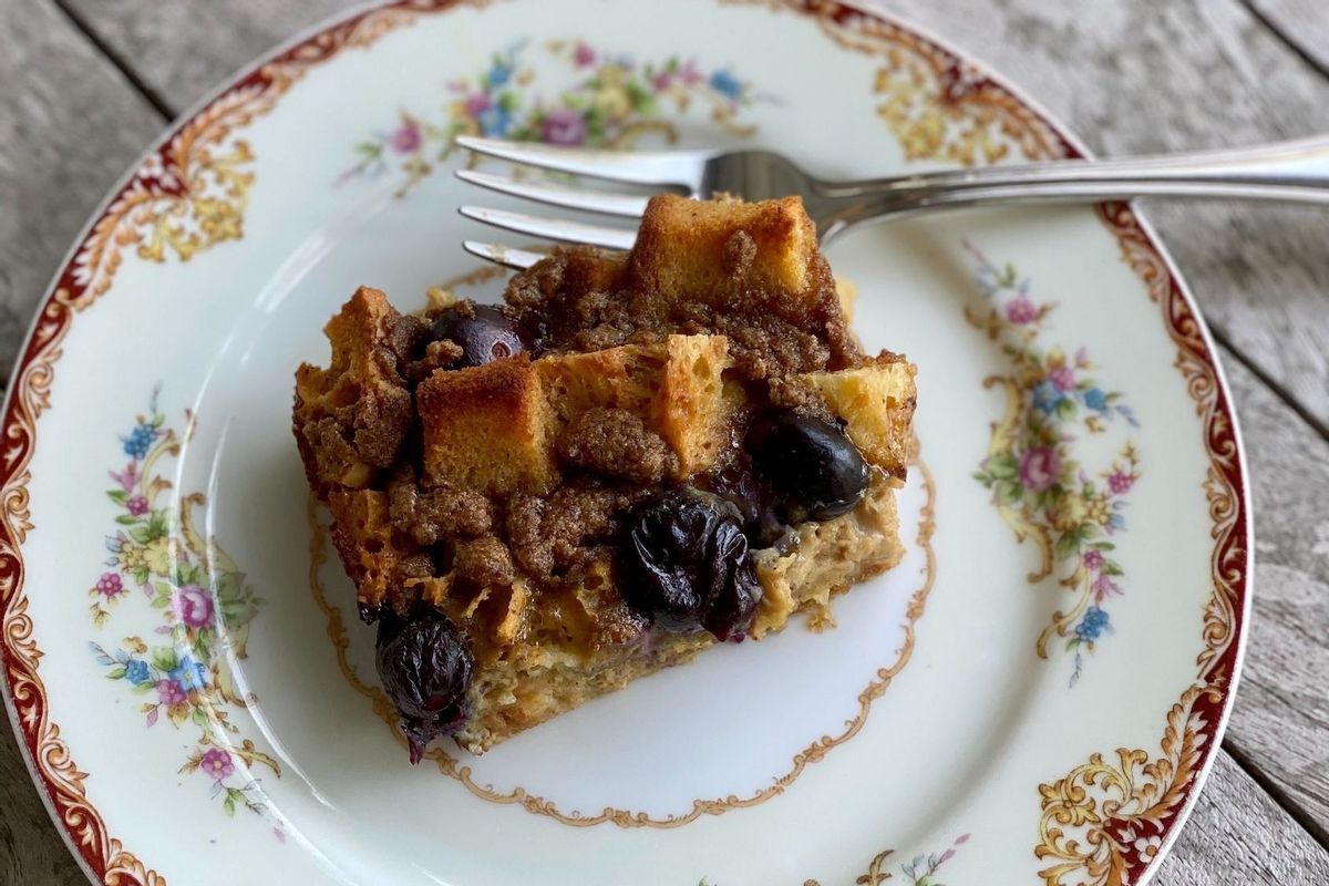 Berry French toast casserole (Courtesy of Bibi Hutchings)