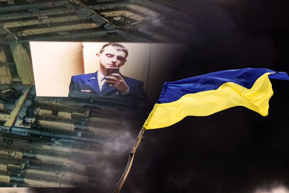 Jack Teixeira | Ukraine Flag (Photo illustration by Salon/Getty Images)