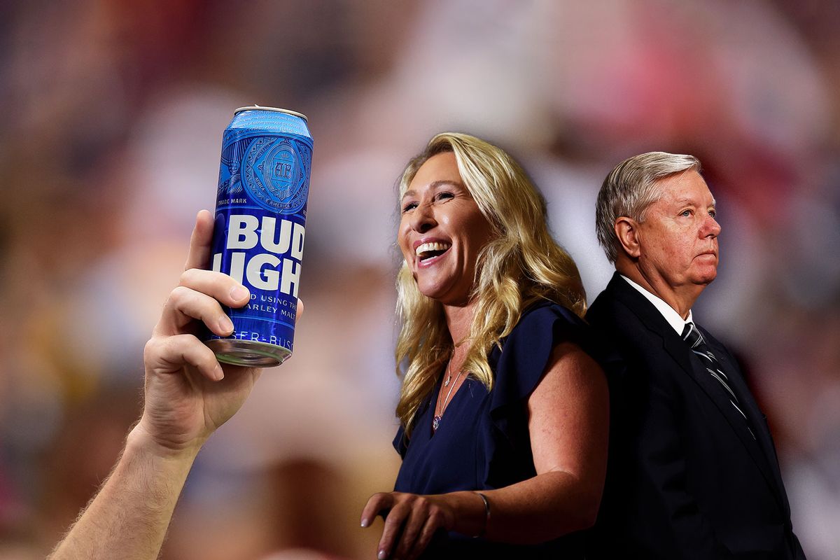 Marjorie Taylor and Greene Lindsey Graham (Photo illustration by Salon/Getty Images)