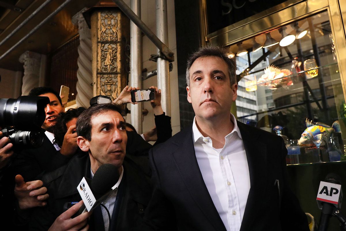 Michael Cohen, the former personal attorney to President Donald Trump, departs his Manhattan apartment for prison on May 06, 2019 in New York City. (Spencer Platt/Getty Images)