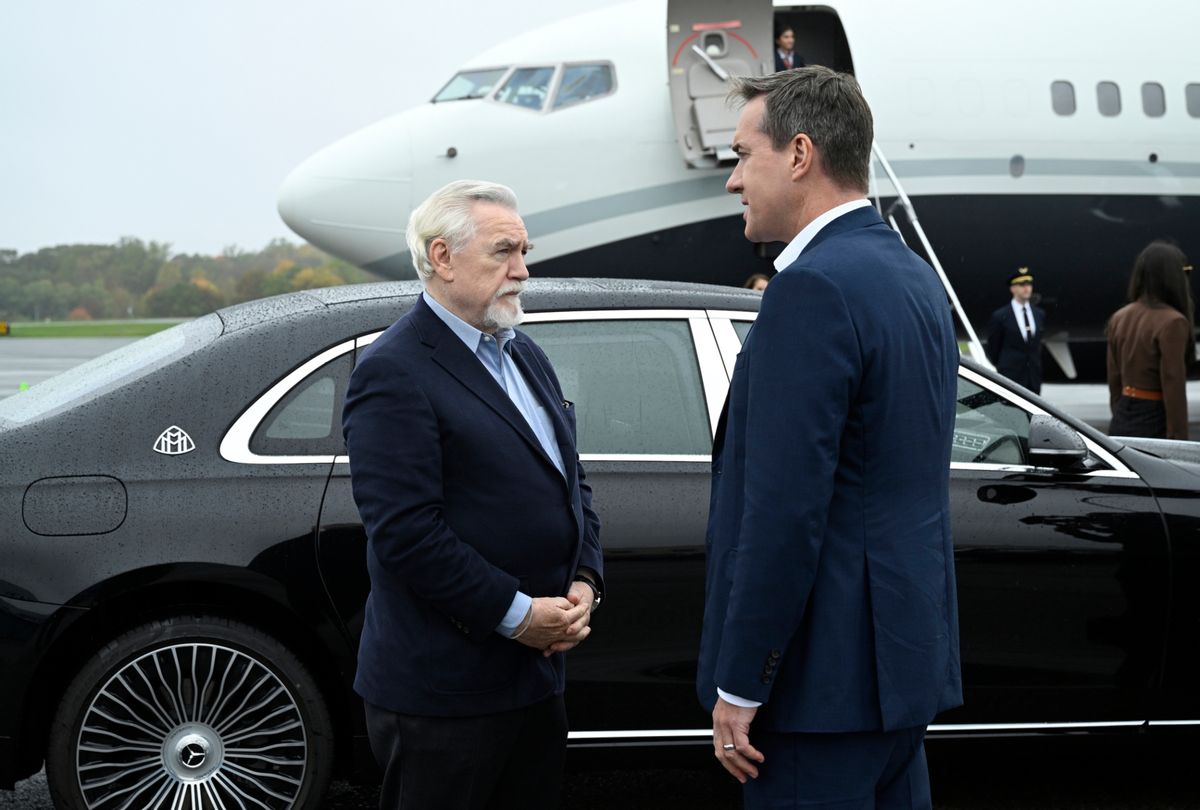 Brian Cox and Matthew Macfadyen on "Succession" (HBO)