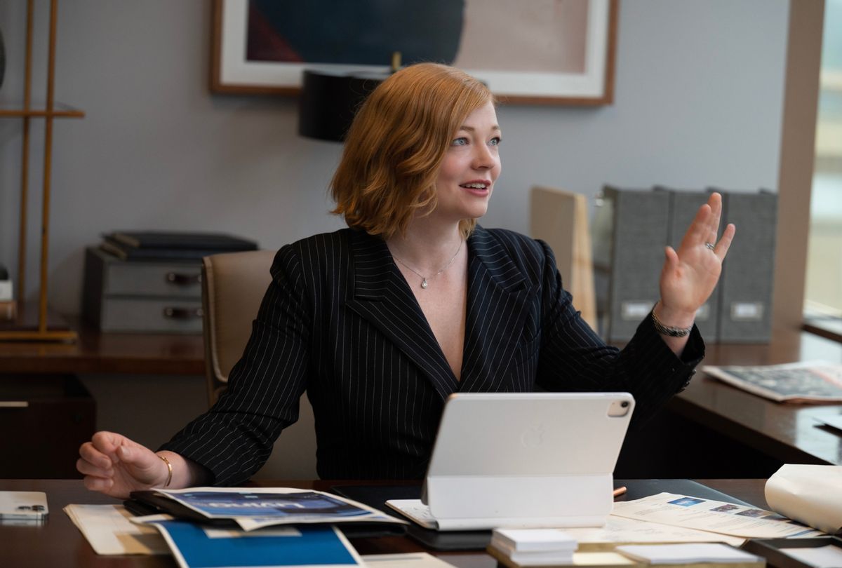 Sarah Snook in "Succession" (Photograph by David Russell/HBO)