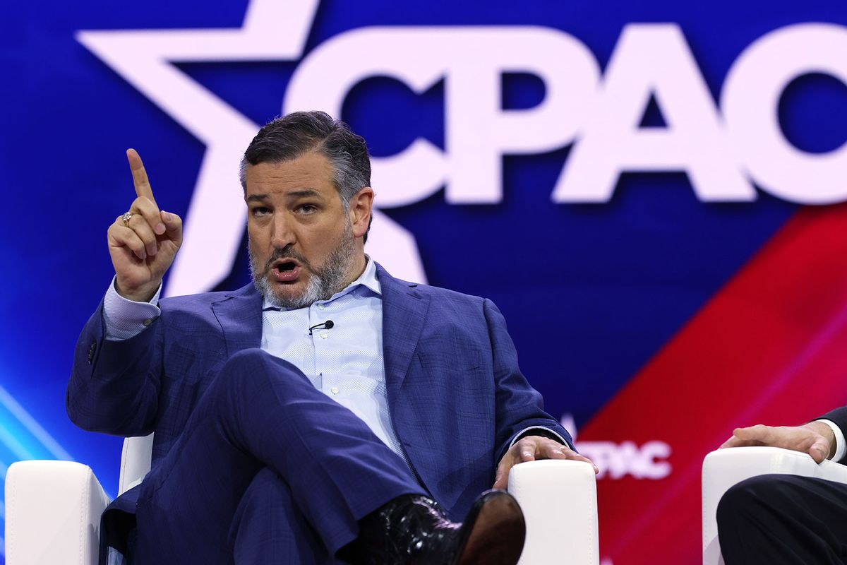 U.S. Sen. Ted Cruz (R-TX) speaks during the annual Conservative Political Action Conference (CPAC) at Gaylord National Resort & Convention Center on March 2, 2023 in National Harbor, Maryland. (Alex Wong/Getty Images)