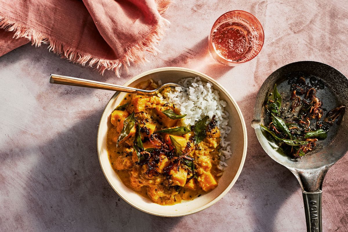 Butternut Coconut Curry from Indian Flavor Every Day by Maya Kaimal (Photo by Eva Kolenko/Random House)