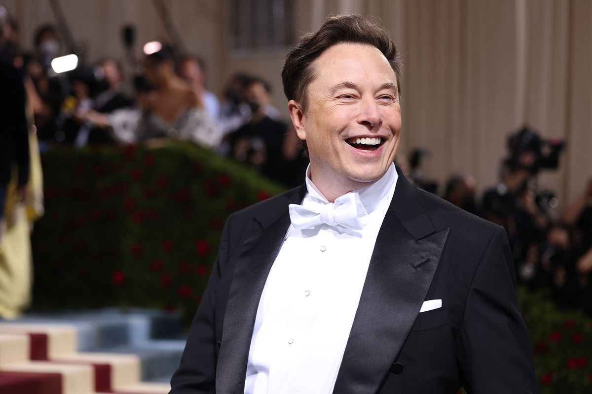 Elon Musk attends The 2022 Met Gala Celebrating "In America: An Anthology of Fashion" at The Metropolitan Museum of Art on May 02, 2022 in New York City. (John Shearer/Getty Images)