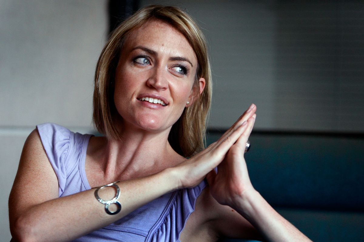 Heather Armstrong talks about her career as a professional blogger during an interview in San Francisco, Calif., on Friday, July 18, 2008. (Paul Chinn/The San Francisco Chronicle via Getty Images)