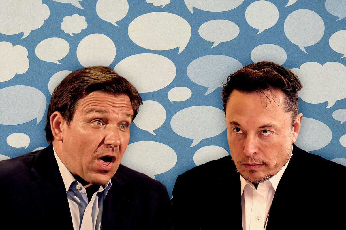 Ron DeSantis and Elon Musk (Photo illustration by Salon/Getty Images)