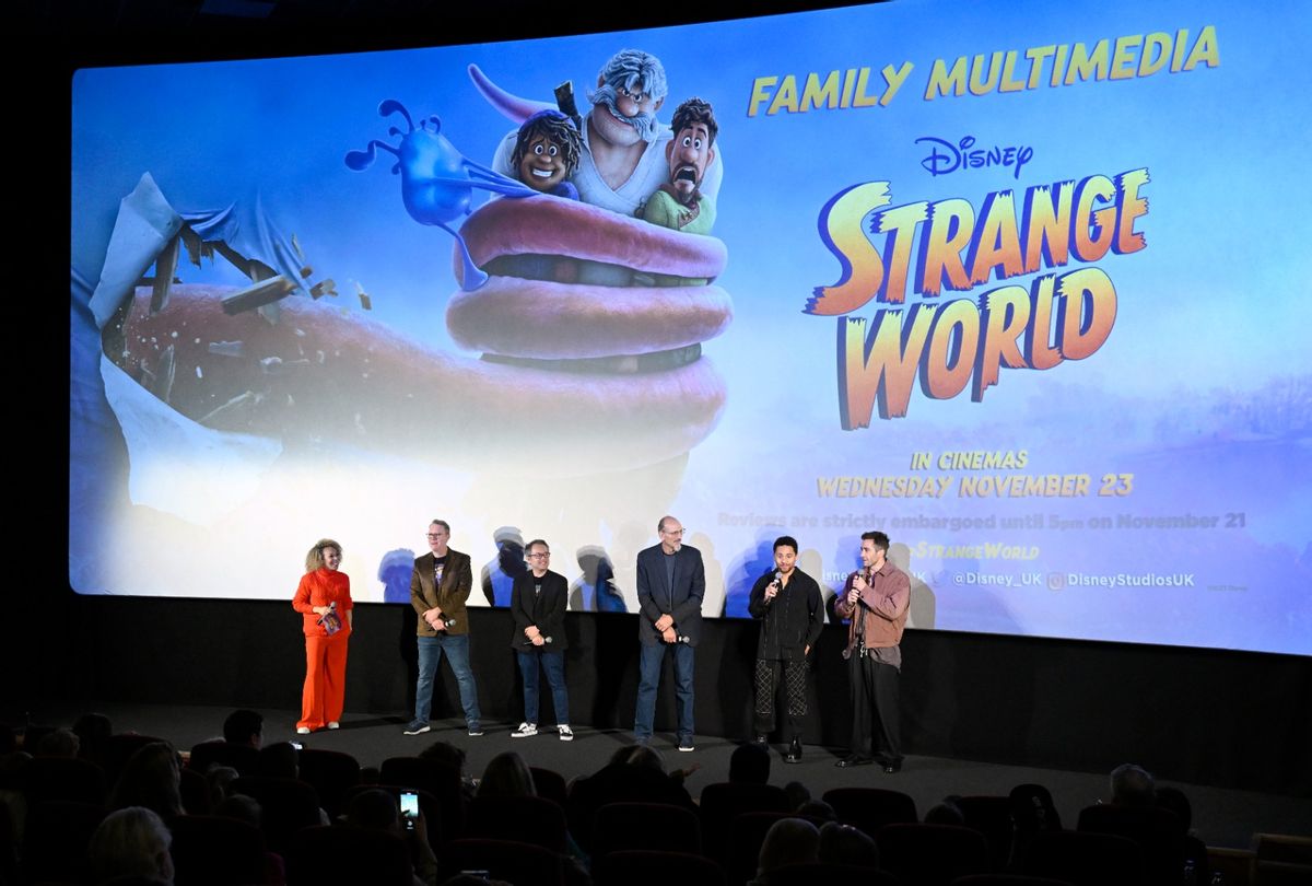 "Strange World" multimedia event at Picturehouse Central on November 19, 2022 in London, England. ( Gareth Cattermole/Getty Images for Disney)
