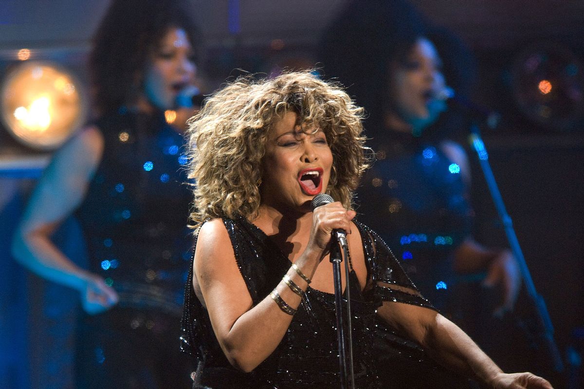 Tina Turner performs on stage at the Gelredome on March 21st, 2009 in Arnhem, Netherlands. (Rob Verhorst/Redferns/Getty Images)