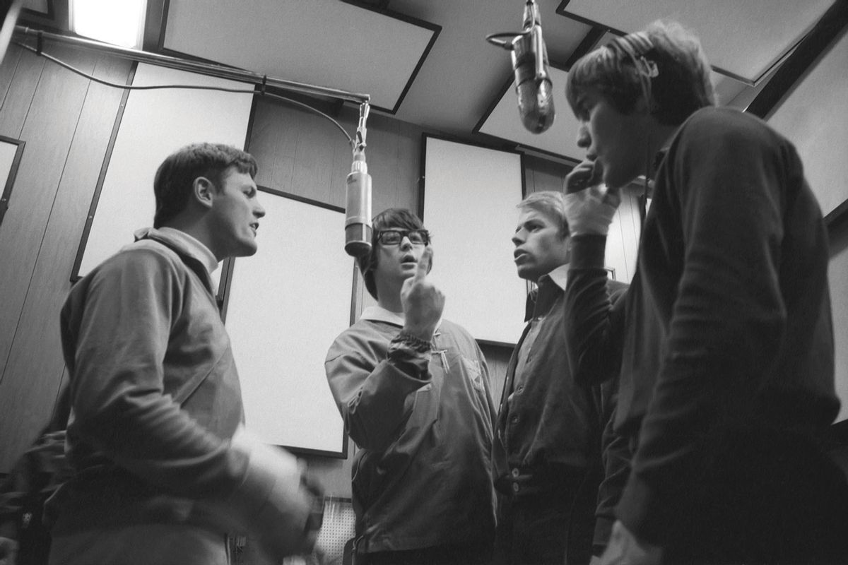 Beach Boys recording in studio (Photo courtesy of Capitol Photo Archives)