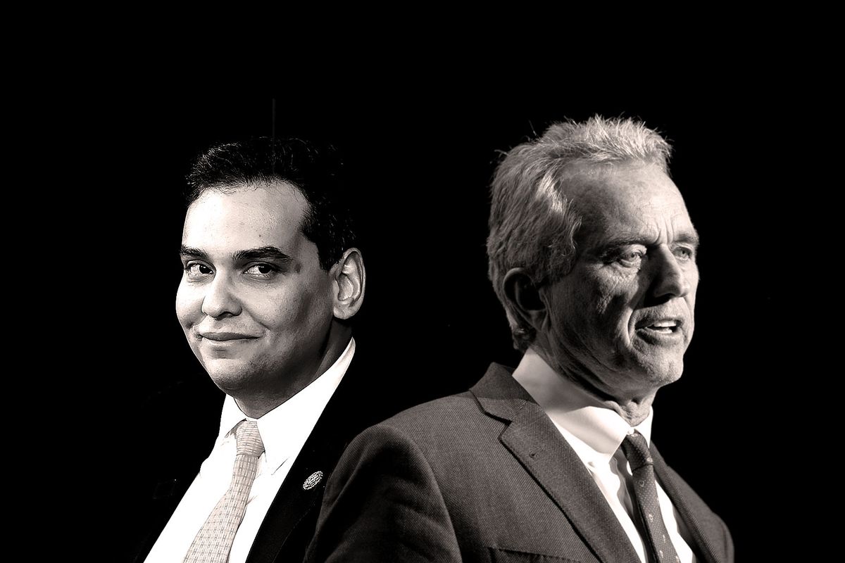George Santos and Robert F. Kennedy Jr. (Photo illustration by Salon/Getty Images)