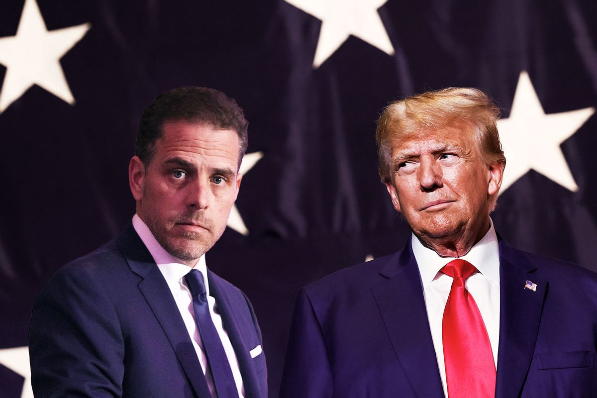 Hunter Biden and Donald Trump (Photo illustration by Salon/Getty Images)