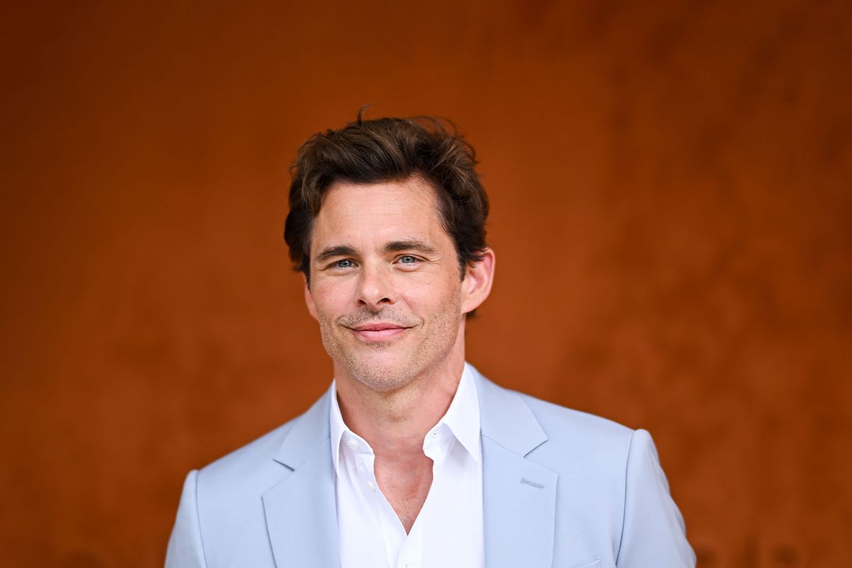 James Marsden attends the 2023 French Open at Roland Garros on June 09, 2023 in Paris, France. (Stephane Cardinale - Corbis/Corbis via Getty Images)