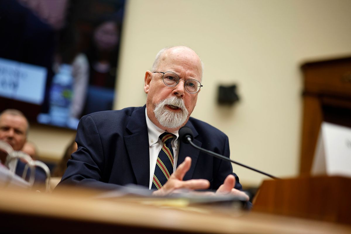 Special Counsel John Durham testifies before the House Judiciary Committee in the Rayburn House Office Building on June 21, 2023 in Washington, DC. (Chip Somodevilla/Getty Images)