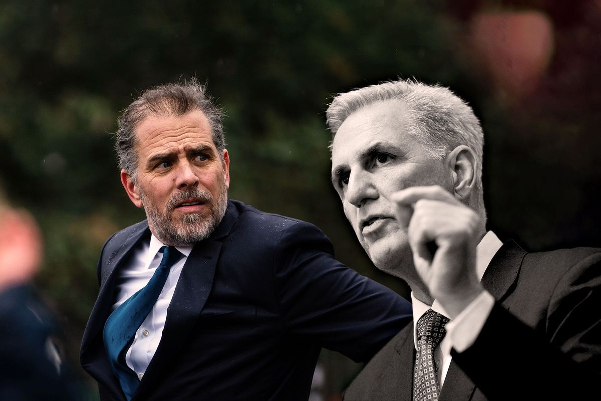 Hunter Biden and Kevin McCarthy (Photo illustration by Salon/Getty Images)
