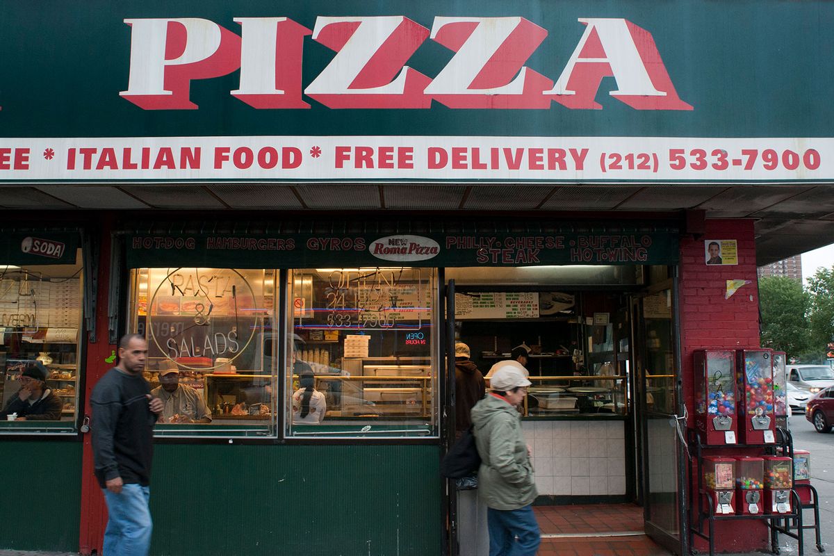 New York Pizza Restaurant Manhattan New York City NYC. (Sergi Reboredo/VW PICS/Universal Images Group via Getty Images)