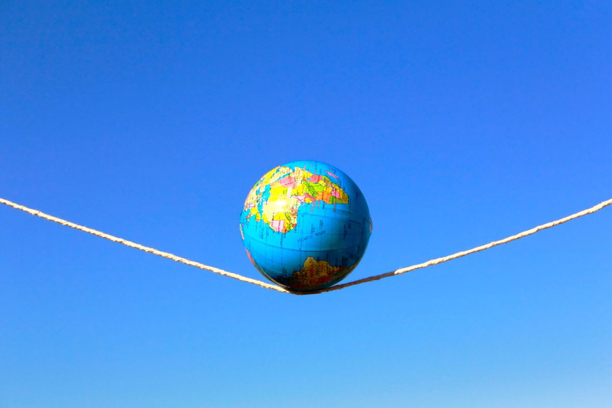 Planet Earth On A Tightrope (Getty Images/mspoli)