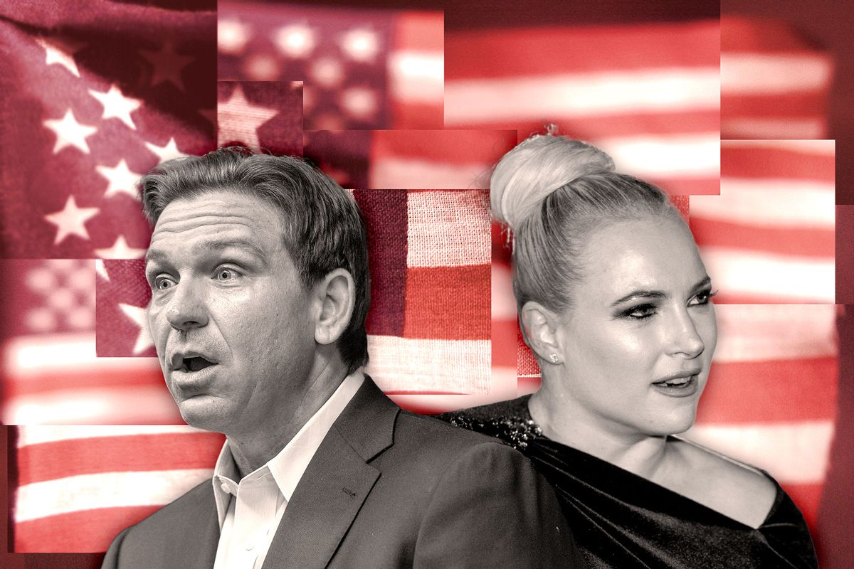 Ron DeSantis and Meghan McCain (Photo illustration by Salon/Getty Images)