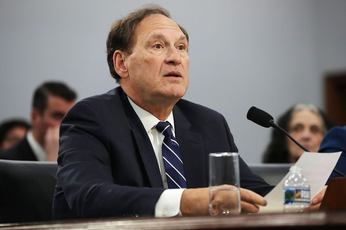 U.S. Supreme Court Associate Justice Samuel Alito testifies about the court's budget during a hearing of the House Appropriations Committee's Financial Services and General Government Subcommittee March 07, 2019 in Washington, DC. (Chip Somodevilla/Getty Images)