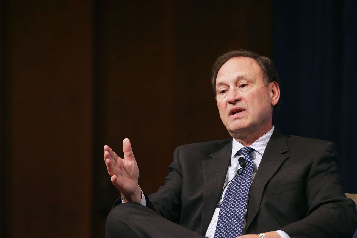 Sam Alito blames wife after neighbor pokes holes in his flag story ...