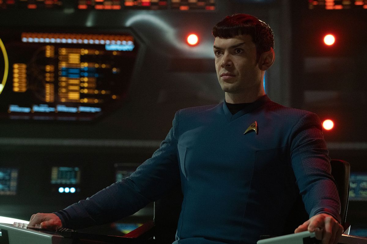 Ethan Peck as Spock in "Star Trek: Strange New World" (Marni Grossman/Paramount+)