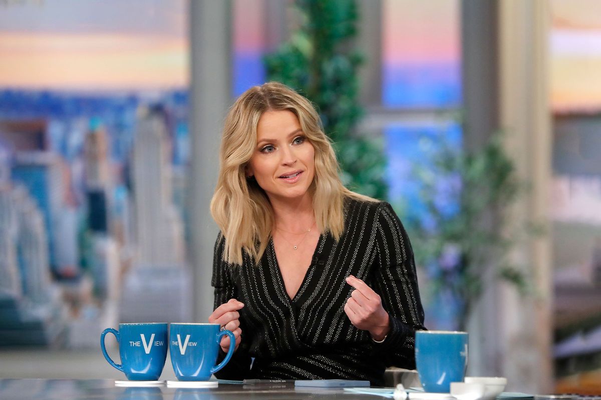 Sara Haines on "The View" (ABC/Lou Rocco)