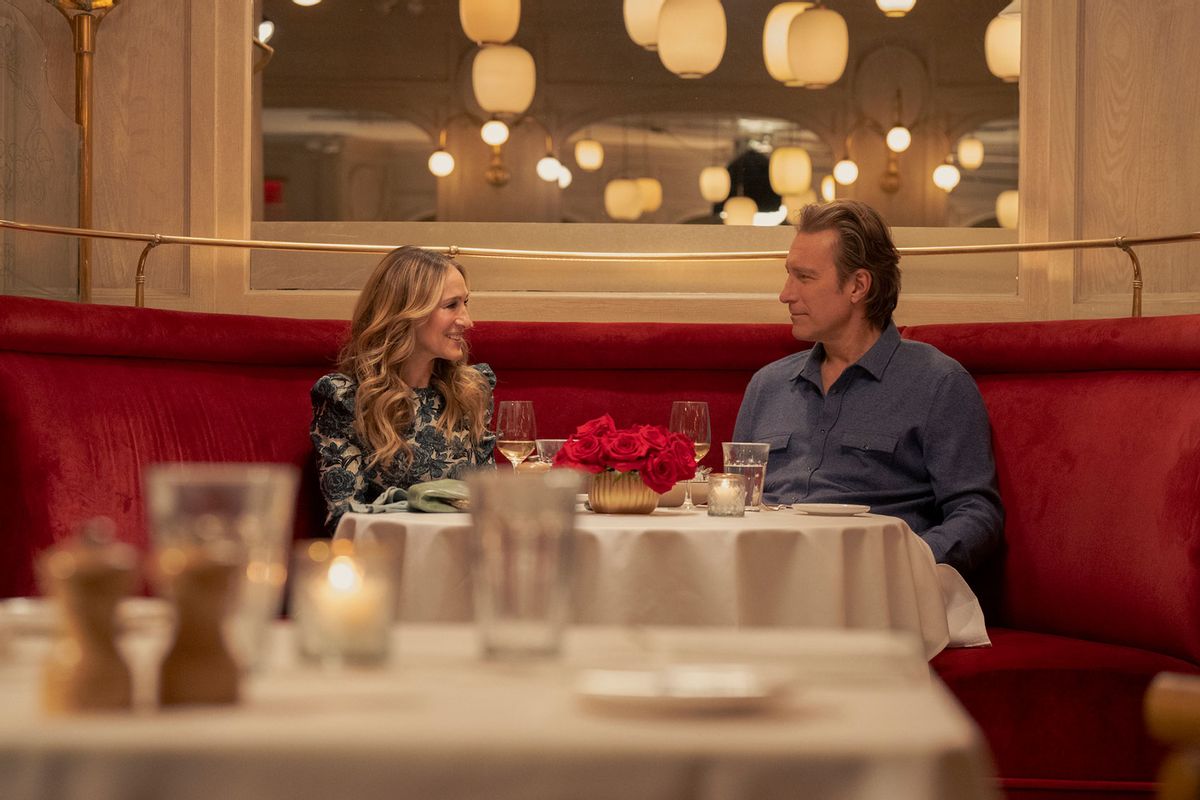 Sarah Jessica Parker and John Corbett in "And Just Like That" (Craig Blankenhorn/ Max)