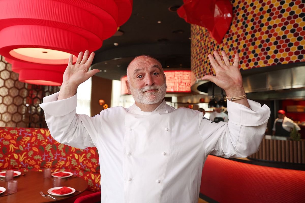 Chef Jose Andres captured at their new restaurant Jaleo during the Grand Reveal Weekend of Dubai’s new ultra-luxury resort, Atlantis The Royal on January 20, 2023 in Dubai, United Arab Emirates. (Francois Nel/Getty Images for Atlantis The Royal)