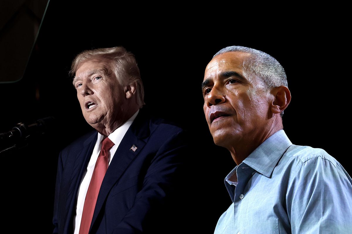Donald Trump and Barack Obama (Photo illustration by Salon/Getty Images)