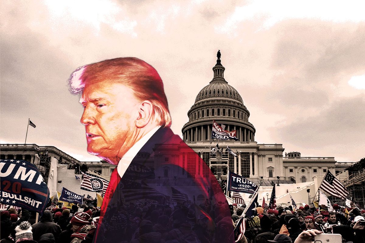 Donald Trump | Pro-Trump supporters storm the U.S. Capitol following a rally with President Donald Trump on January 6, 2021 in Washington, DC. (Photo illustration by Salon/Getty Images)