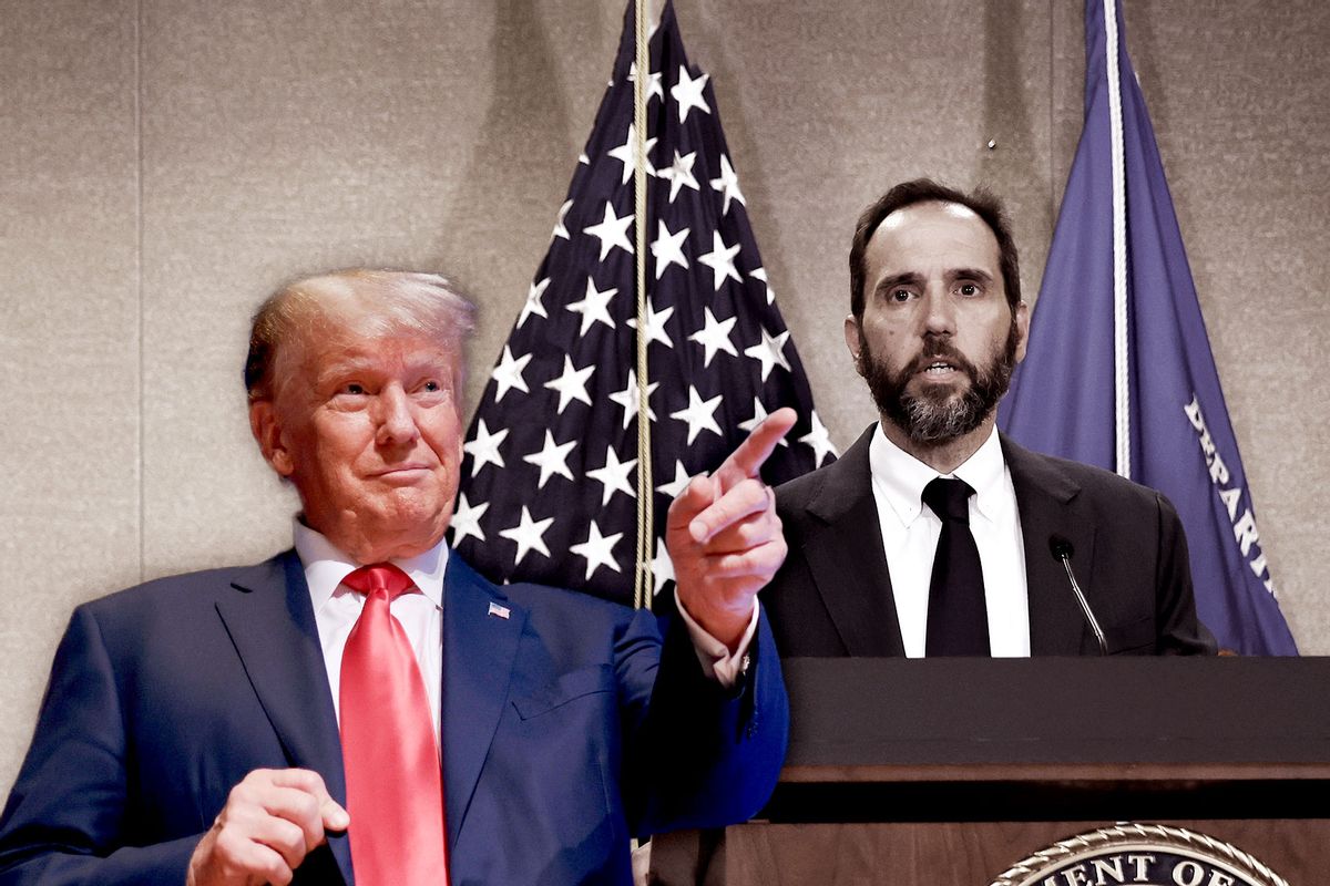 Donald Trump and Jack Smith (Photo illustration by Salon/Getty Images)