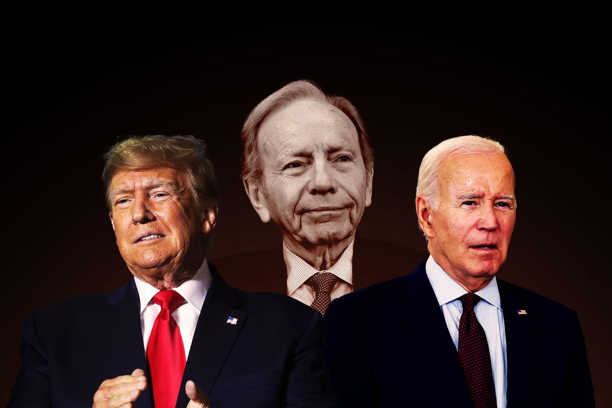 Donald Trump, Joe Biden and Joe Lieberman (Photo illustration by Salon/Getty Images)