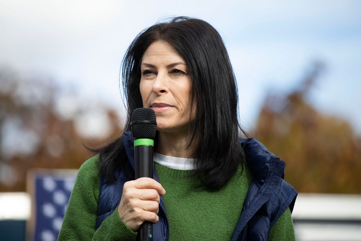 Michigan Attorney General Dana Nessel speaks at a campaign rally, Oct. 16, 2022. (Bill Pugliano/Getty Images)