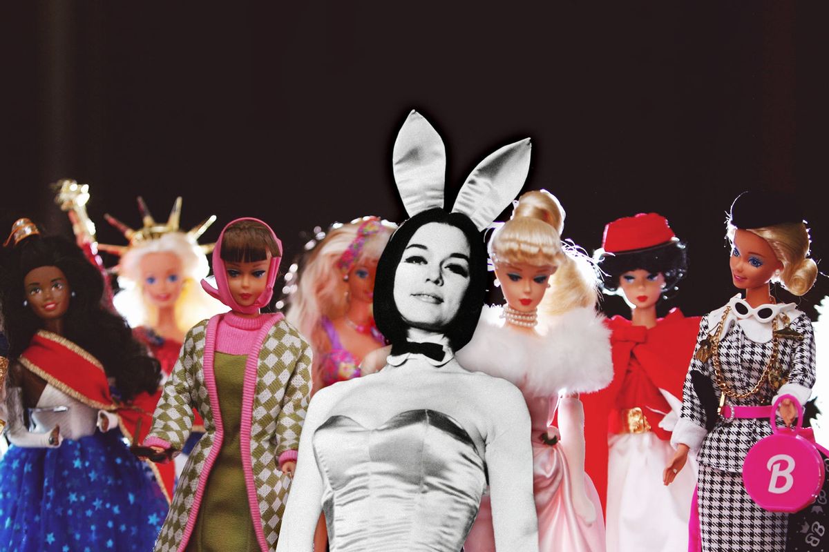 Gloria Steinem Wearing Playboy Bunny Costume | Barbie in her various incarnations (Photo illustration by Salon/Getty Images)