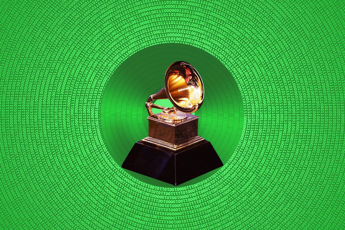 Grammy Award, AI, concept (Photo illustration by Salon/Getty Images)