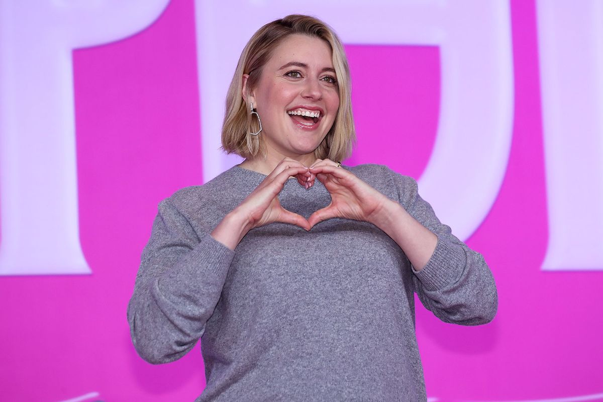 Director Greta Gerwig attends a press conference for "Barbie" on July 03, 2023 in Seoul, South Korea. (Han Myung-Gu/WireImage/Getty Images)