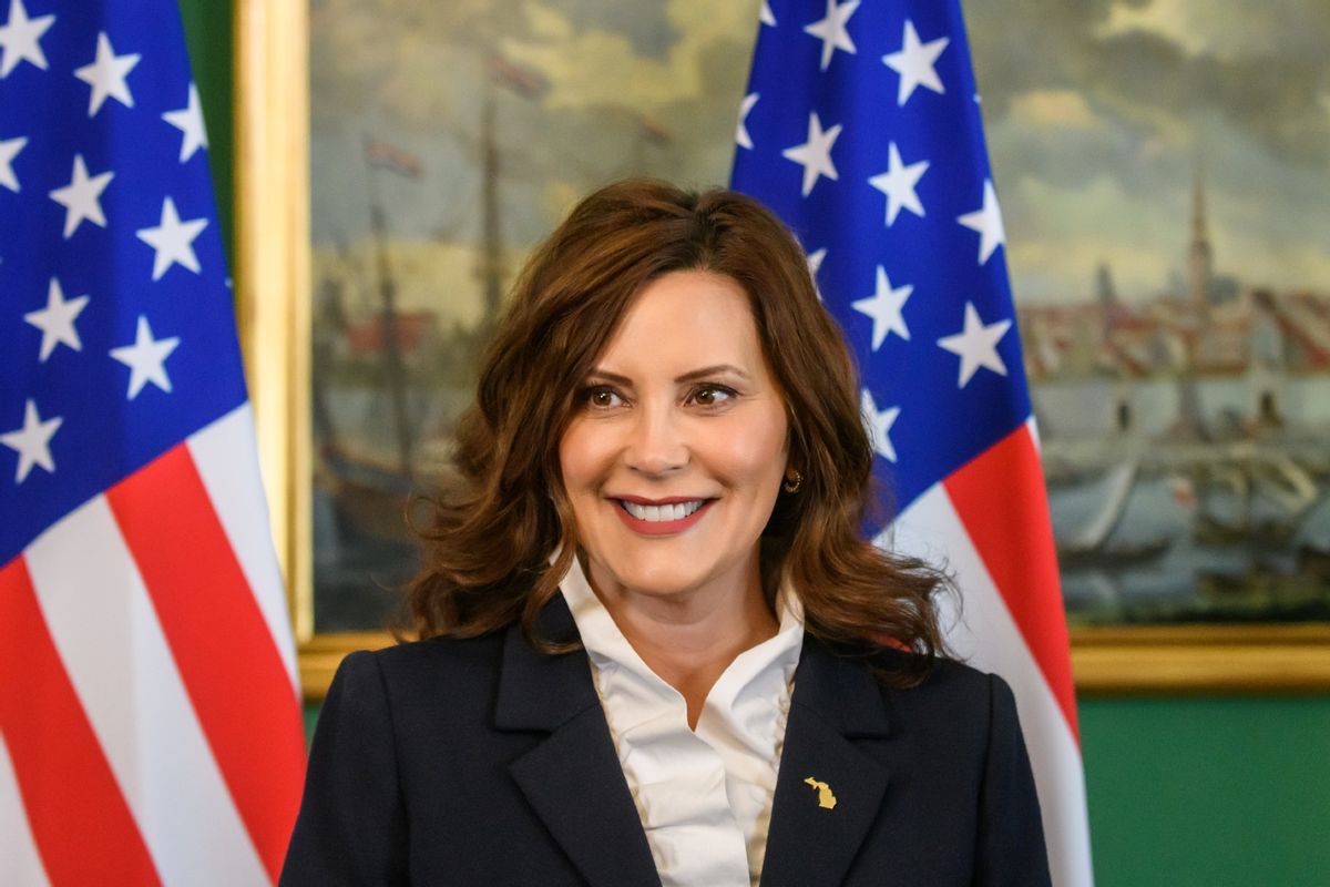 Governor of Michigan Gretchen Whitmer. (Gints Ivuskans/DeFodi Images via Getty Images)