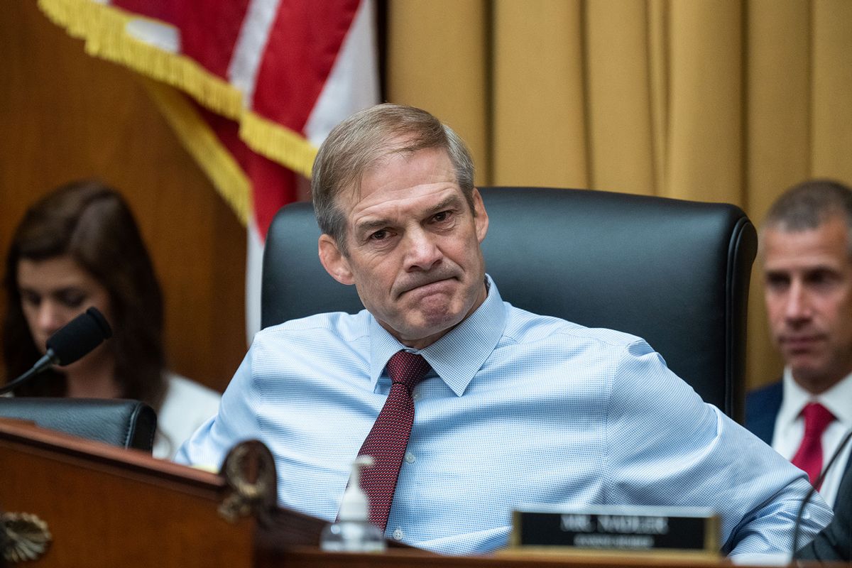 Chairman Jim Jordan, R-Ohio, conducts the House Judiciary Committee hearing in Rayburn Building on Wednesday, June 21, 2023. (Tom Williams/CQ-Roll Call, Inc via Getty Images)